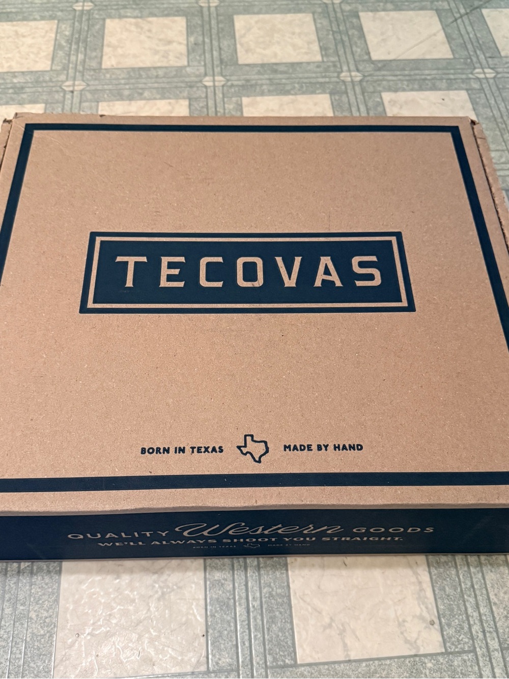 Tecovas “The Cartwright” midnight calfskin Leather Cowboy Boots size 8EE - Picture 11 of 11